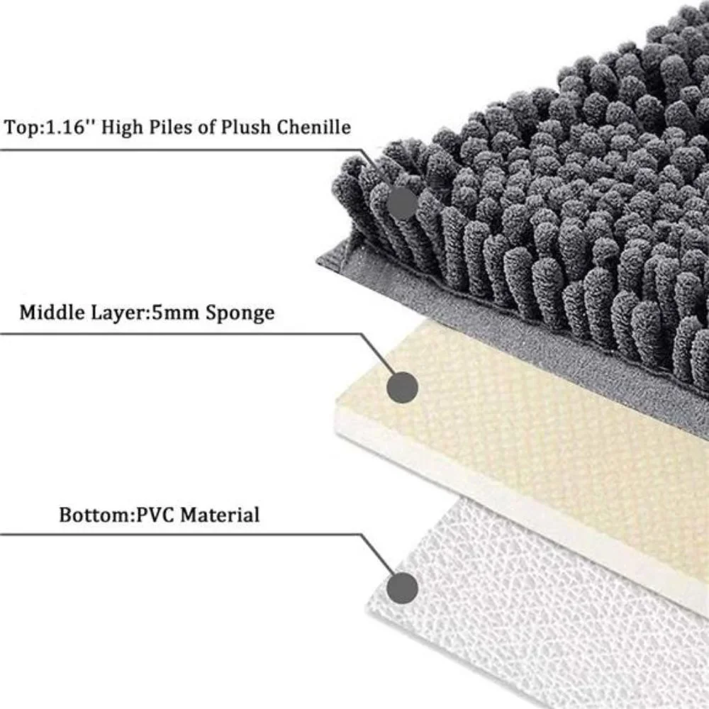 Bathroom Rug, Non-Slip Bath Mat 32